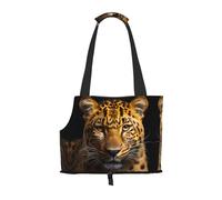 Bolsa de hombro ligera y transpirable para mascotas pequeñas, WZYCWB The Deep Eyed Leopard Printed Pet Shoulder Bag