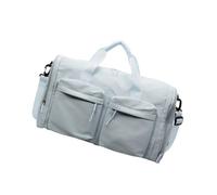 Bolsa de hombro multiusos de tela Oxford ligera, diseño plegable para viajes diarios al aire libre, bolsa de fin de semana plegable para viajes de negocios, Blue, Mass Beauty