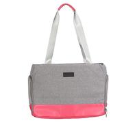 Bolsa de Hombro para Mascotas, transportador de Viaje Impermeable y Transpirable con Malla en Tres Lados y Fondo rígido y Suave para Gatos, Perros y Conejos; transportador (Rosácea)