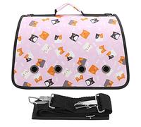 Bolsa de Hombro pequeño de Animal pequeño al Aire Libre Cat Cub Puppy 8 Hoyos Bolso a Mano (L)