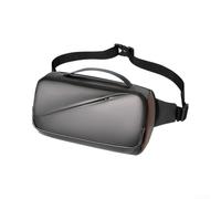 Bolsa de hombro protectora de poliuretano para MSI Claw 8 AI+ (gris con | Múltiples bolsillos, sostiene la consola y el cargador, interior organizado, para una construcción duradera de poliuretano