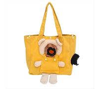 Bolsa de hombro suave para gatos con orificio de ventilación, bolsa de viaje para perros y cachorros, para exteriores