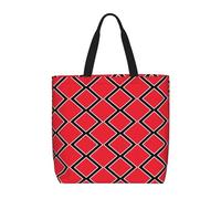 Bolsa de hombro unisex con la bandera de Trinidad y Tobago, reutilizable, plegable, casual, elegante, para compras, playa, viajes, trabajo y escuela