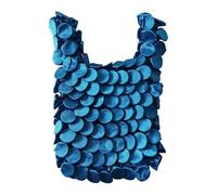 Bolsa de iniciativa verde arrugada, espaciosa y ampliable, 18 x 14 x 2 cm, bolsa ecológica, bolsas de comestibles reutilizables, uso versátil, para viajes diarios, viajes, camping, almacenamiento de