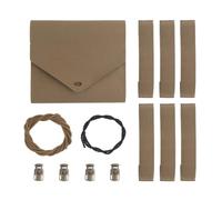 Bolsa de inserción médica con cuerdas elásticas, kits de primeros auxilios tácticos para exteriores, Brown