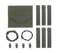 Bolsa de inserción médica con cuerdas elásticas, kits de primeros auxilios tácticos para exteriores, Color verde