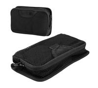 Bolsa de inserción modular | Panel de inserción de bolsa de utilidad con gancho y bucle | Portaherramientas portátil de malla con cremallera para interiores y exteriores, hogar, viajes, camping