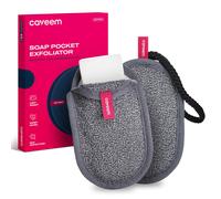 Bolsa de jabn de jabn de caveem Bolsa de jabn de suavidad de doble cara para jabn de jabn de jabn de jabn de jabn de bolsillo de bolsillo de