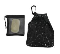 Bolsa de Jabón Impermeable, Bolsa de Viaje con Bolsa de Espuma y Mosquetón para Jabón, Jabonera de Secado Fugas Rápido Portátil para Camping y Exterior