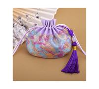 Bolsa de joyería con cordón de brocado, Bolsa de bolsita china de 4 Uds., cordón con borla, 4x5 pulgadas, for colgar aromas de joyería(H3)