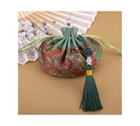 Bolsa de joyería con cordón de brocado, Bolsa de bolsita china de 4 Uds., cordón con borla, 4x5 pulgadas, for colgar aromas de joyería(H2)
