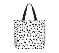 Bolsa De La Compra Impresión De Perro Dálmata Bolsa De Tela Para Mujeres De Gran Capacidad Con Bolsillo Interior Bolsas De Tela, Para Playa, Diario, Escuela, Mujeres