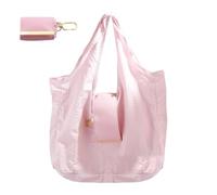 Bolsa de la compra plegable - Bolsa reutilizable de gran capacidad, uso | Market Tote - Spacious Carrying for Groceries | Tejido de poliéster con diseño plegable y asas reforzadas para