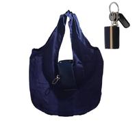 Bolsa de la compra plegable - Bolsa reutilizable de gran capacidad, uso | Market Tote - Spacious Carrying for Groceries | Tejido de poliéster con diseño plegable y asas reforzadas para