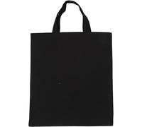 Bolsa de la compra, tamaño 38 x 42 cm, color negro, 1 unidad