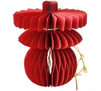 Bolsa de la suerte para decoración festiva de papel de Año Nuevo chino con motivos tradicionales que simbolizan prosperidad y felicidad para exhibición de casa de vacaciones (B)