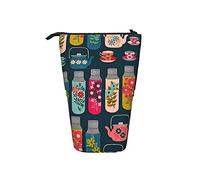 Bolsa De Lápices Termo De Té Vintage Soporte Para Lápices Pequeña Monedero Telescópico, Para Cosmético, Adolescentes, Escolar