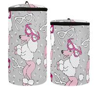 Bolsa de lavado para zapatillas de deporte, paquete de 2 bolsas para zapatillas de deporte, para lavar zapatillas de deporte, lavar zapatos con perro lindo dibujos animados Merry, Perro Lindo De