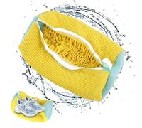 Bolsa de Lavado para Zapatillas en Lavadora, Reutilizable con Pelos de Limpieza 360°, Funda de Lavado Antigolpes para Lavadora y Secadora, para Zapatillas Deportivas y Todo Tipo de Zapatos