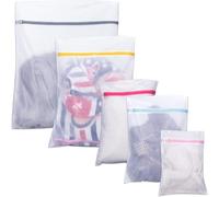 Bolsa de lavandería Bolsa de lavandería con cremallera Red de ropa de lino Camisa exquisita zapatos sujetador ropa interior ropa de bebé lavadora red de lavandería juego de 5 piezas