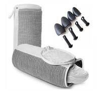 Bolsa de lavandería para zapatos, bolsa de lavadora de zapatos, 2 bolsas de lavado de zapatos, 2 pares de plástico para árbol de zapatos, Gris, Talla única