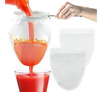 Bolsa de leche de nuez de 4 piezas con soporte, paño de paso reutilizable, 1 soporte, 2 bolsas de tamiz de algodón, 1 bolsa de filtro de nailon de alta densidad, jugos y jugos vegetales, M