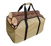 Bolsa de leña Premium para leña y Bolsa de Mano, Extra Grande, Duradera, Ideal para chimeneas, Estufas de leña, leña, Troncos, Camping, Playas, paisajismo