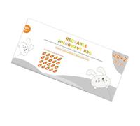 Bolsa de limpieza de 16/42 unidades, bolsas esterilizadoras a para microondas reutilizables para pieza de extractor de leche/biberón 20 veces/accesorios para extractores de leche de hoja
