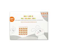 Bolsa de limpieza de 16/42 unidades, bolsas esterilizadoras de microondas para parte de sacaleches / biberón 20 veces/hoja esencial para lactancia materna