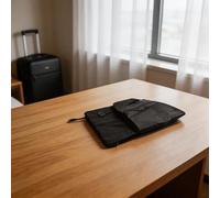 Bolsa de limpieza de tela Oxford diseñada para sistemas de vacío de soplador de hojas con anillo conector ovalado de 30 cm de circunferencia y construcción resistente al desgarro