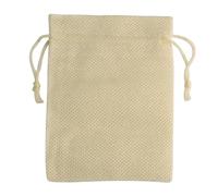 Bolsa de lino y algodón de arpillera Natural, 25/50 Uds., 7x9cm, 10x14cm, bolsas de lino, bolsa de almacenamiento for embalaje de dulces de Navidad(5Beige,10x14cm,50pcs)