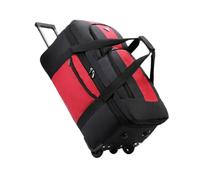 Bolsa De Lona con Ruedas Bolsa de Lona con Ruedas, Maleta Multiusos portátil, Bolsa Equipaje giratorias for Deportes, Hombres, Viajes Negocios, Picnic para Viajes, Trabajo Y Ocio(Red)