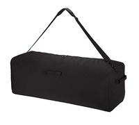 Bolsa de Lona de 42 Pulgadas, 150 L, Extra Grande, para Viajes, Deportes y Camping, Black, 42” X 15” X 15”