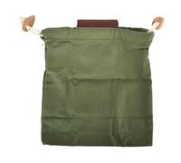 Bolsa de Lona de Cuero para forrajeo, cinturón, Bolsa para Recoger Frutas, Bolsa de Almacenamiento Plegable para Acampar, Senderismo, Actividades al Aire Libre, recolección de (Verde)