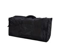 Bolsa de lona de gran capacidad, bolsa de deporte de malla de gran capacidad, bolsa de deporte para gimnasio, equipo de buceo y esnórquel, Black