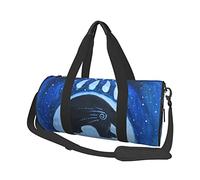 Bolsa de Lona de Viaje de los nativos Americanos del Clan del Oso, Bolsa de Gimnasio Deportiva Grande, Bolsa de Noche multifunción para Hombres y Mujeres