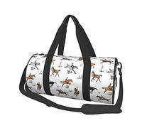 Bolsa de Lona de Viaje para Jinetes de Caballos Deportivos ecuestres, Bolsa de Gimnasio Deportiva Grande, Bolsa de Noche multifunción para Hombres y Mujeres