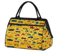 Bolsa de lona de viaje para vehículos de construcción, para mujeres, hombres, niños, niñas, fin de semana, bolsa de viaje de 24 L, bolsa de cabina para deportes, gimnasio, yoga, color, Big,