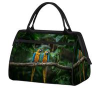 Bolsa de lona de viaje tropical para mujeres, hombres, niños y niñas, bolsa de fin de semana, bolsa de viaje de 24 L, bolsa de cabina para deportes, gimnasio, yoga, color, Big, Organizador de bolsas