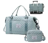 Bolsa de Lona de Viaje y una pequeña Bolsa de tocador, Bolsa Impermeable Durante la Noche, Seca con Bolsillo de Bolsillo Separado de Gran Capacidad, bolsita para bebés, Bolsa de Equipaje de Hospital