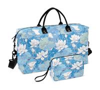 Bolsa de lona decorativa con diseño de sapo de dibujos animados, color azul cielo, bolsa de deporte con correa ajustable para yoga, juego de 2 bolsas para yoga