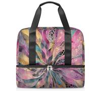 Bolsa de lona deportiva con diseño abstracto artístico para mujeres, hombres, niños y niñas, 21 L, para fin de semana, para viajes, gimnasio, yoga, color, Big, Organizador de bolsas