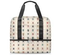 Bolsa de lona deportiva con diseño de insectos para mujeres, hombres, niños y niñas, 21 L, para fin de semana, para viajes, gimnasio, yoga, color, Big, Organizador de bolsas