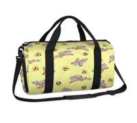 Bolsa de lona deportiva con diseño de koala, diseño de flores, para fin de semana, para la noche, para viajes, gimnasio, equipaje, para niños, niñas, niños, mujeres y hombres