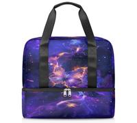 Bolsa de lona deportiva con diseño de mariposa de fuego brillante para mujeres, hombres, niños y niñas, 21 L, para fin de semana, para viajes, gimnasio, yoga, color, Big, Organizador de bolsas