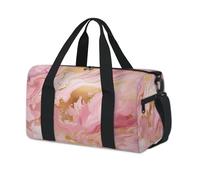 Bolsa de lona deportiva con textura de mármol de arte abstracto, bolsa de fin de semana, bolsa de viaje casual, para viajes, gimnasio, para niños, niñas, niños, mujeres y hombres