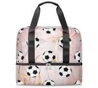 Bolsa de lona deportiva de mármol para mujeres, hombres y niños, Kirls Fútbol Fin de Semana Bolsas de noche Seperated Wet Seperated 21 L Tote Bag for Travel Gym Yoga, color, 21L, Organizador de bolsas
