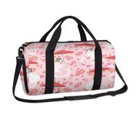Bolsa de lona deportiva divertida con diseño de mono de flores japonesas, bolsa de viaje para el gimnasio, bolsa de lona para niños, niñas, niños, mujeres y hombres