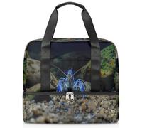 Bolsa de lona deportiva Ocean Lobster para mujeres, hombres, niños y niñas, 21 L, para fin de semana, bolsa de viaje separada para viajes, gimnasio, yoga, color, Big, Organizador de bolsas