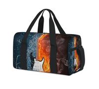 Bolsa de lona deportiva para guitarra eléctrica, para fin de semana, durante la noche, informal, viajes, gimnasio, para niños, niñas, niños, mujeres y hombres